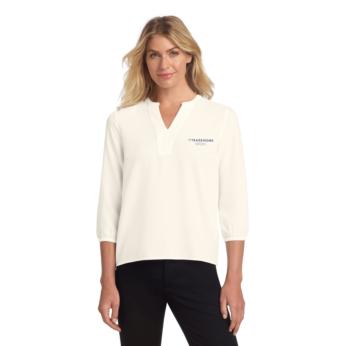 Ivory Chiffon - Tradehome-Logo-Stacked