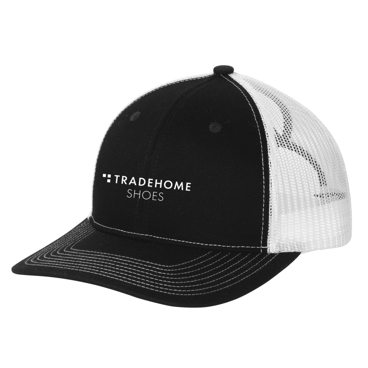 Black/ White - Tradehome-Logo-Stacked