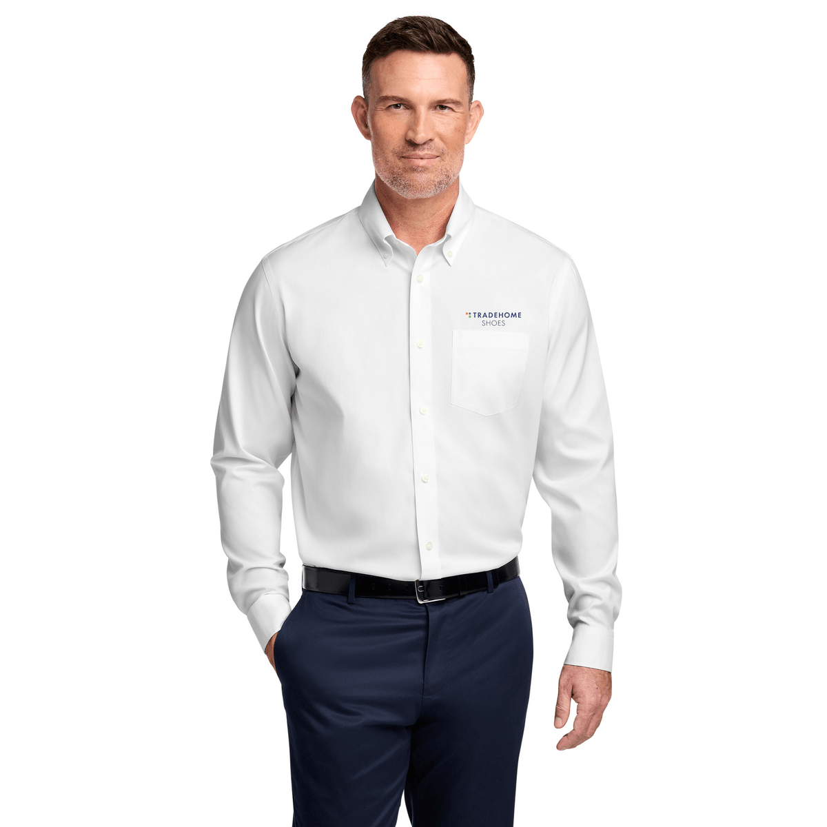White - Tradehome-Logo-Stacked