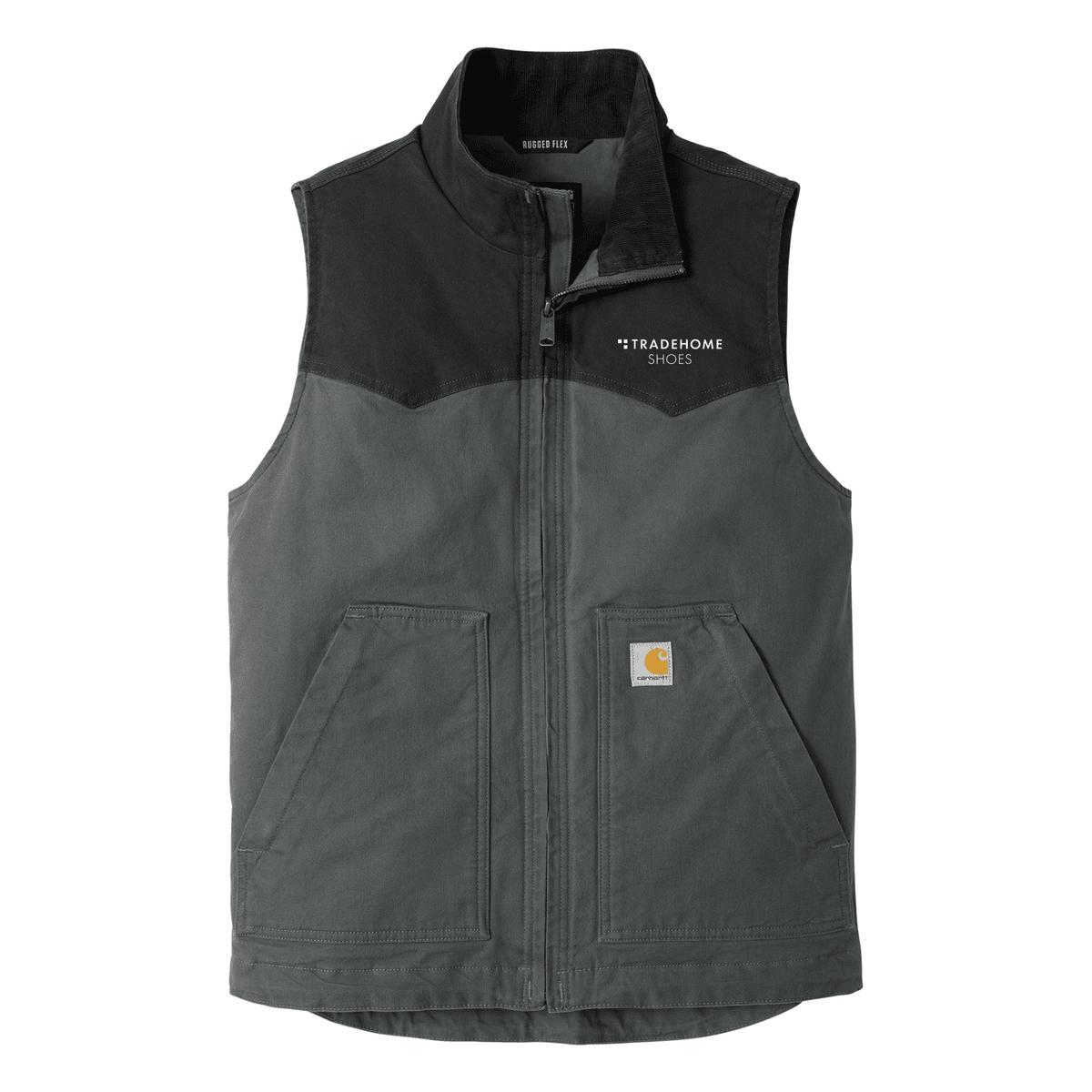 Black/ Shadow Grey - Tradehome-Logo-Stacked