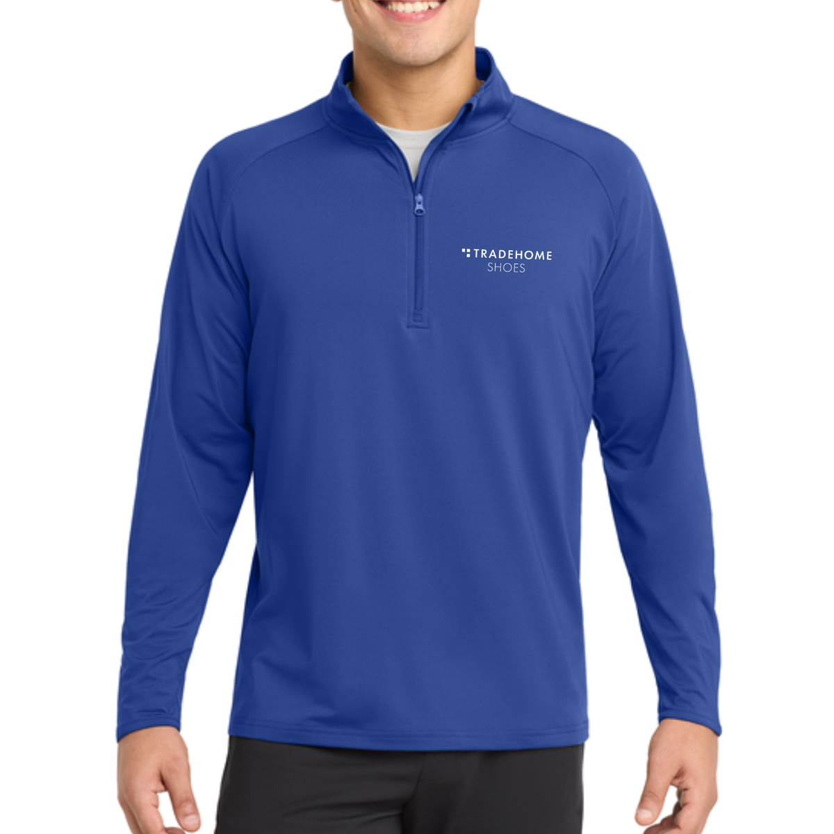 TRADEHOME Sport-Tek® Men's Tall Sport-Wick® Stretch 1/4-Zip Pullover