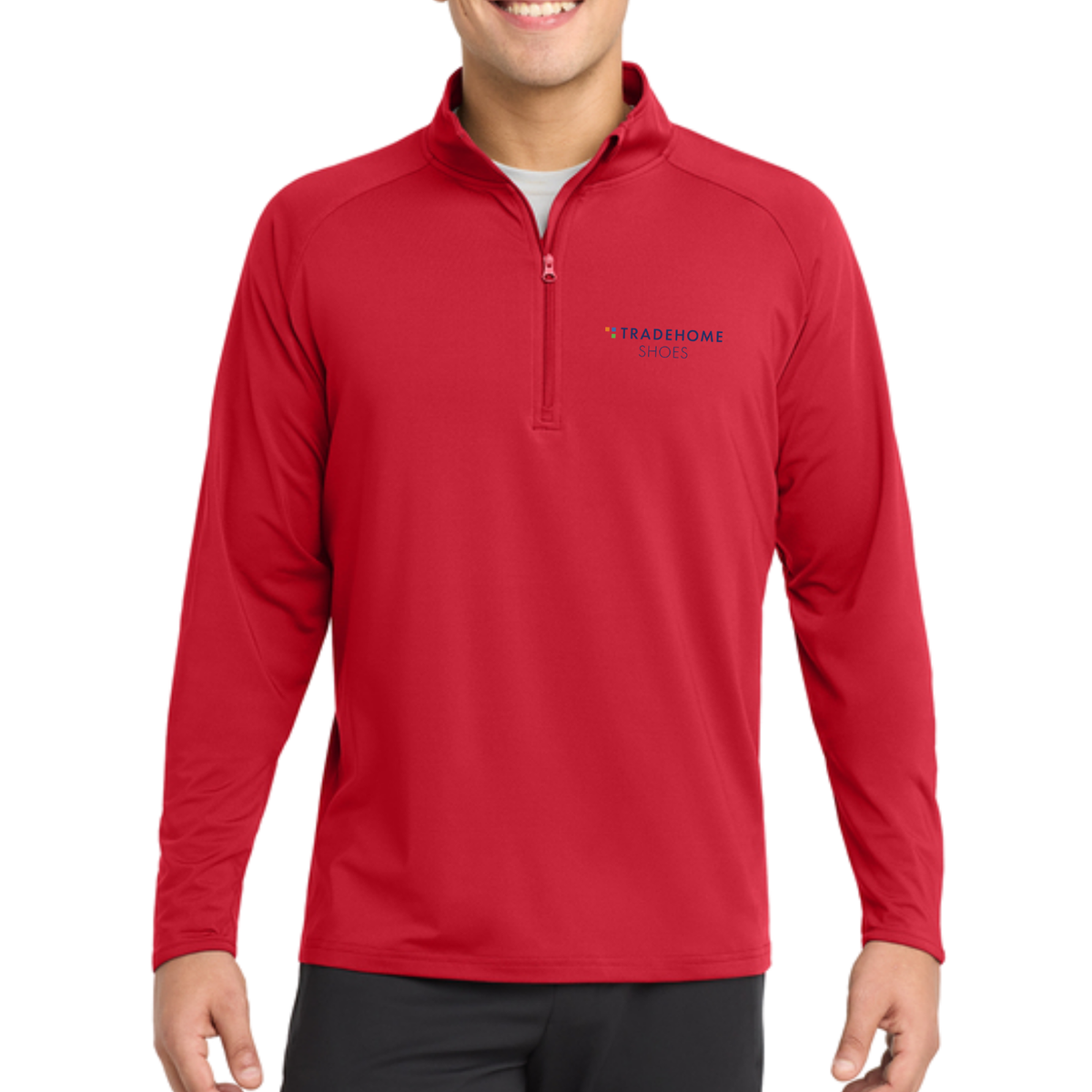 TRADEHOME Sport-Tek® Men's Tall Sport-Wick® Stretch 1/4-Zip Pullover