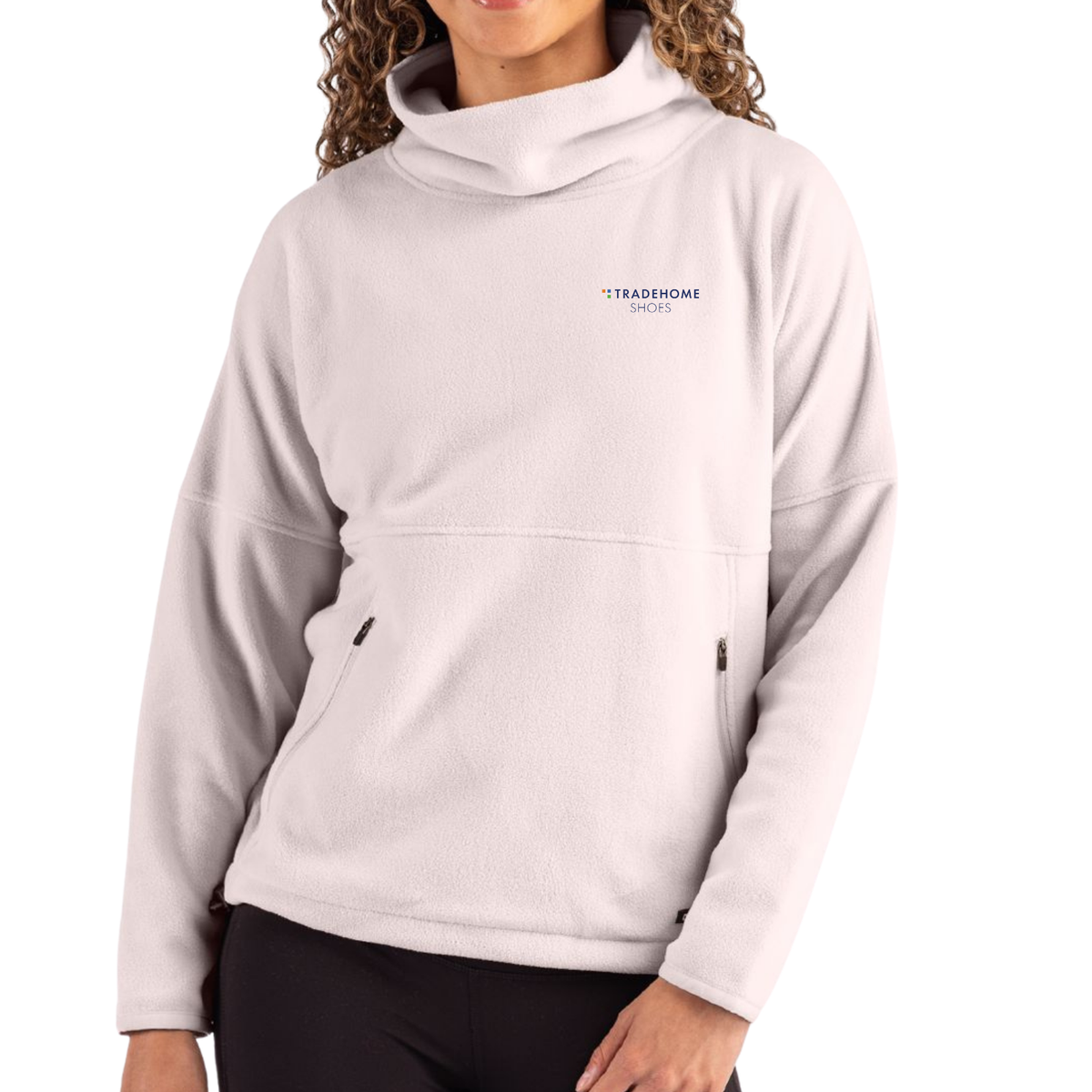 TRADEHOME Cutter & Buck Woodland Recycled Fleece Women's Funnel Neck Pullover