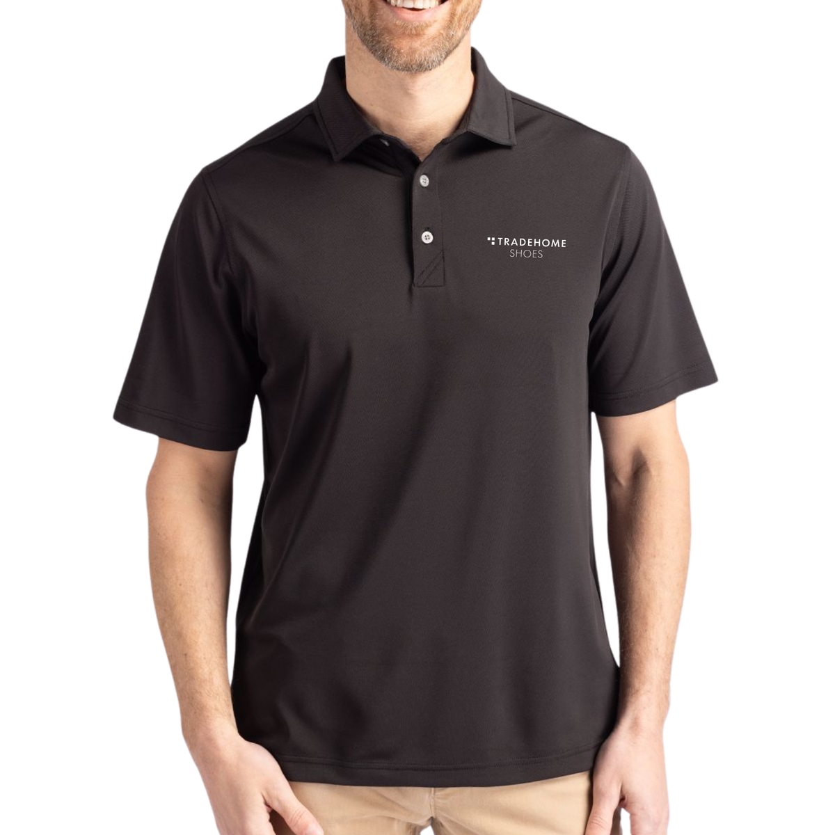 TRADEHOME Cutter & Buck Men's Virtue Recycled Featherlight Pique Men's Polo