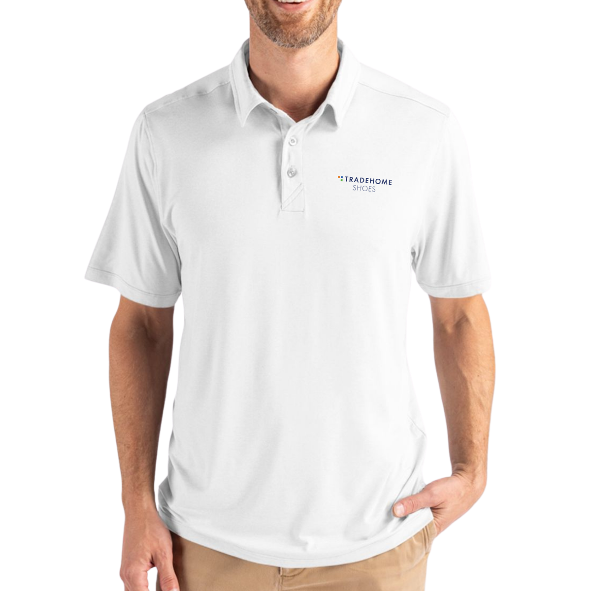 TRADEHOME Cutter & Buck Coastline Recycled Double Peached Men's Polo