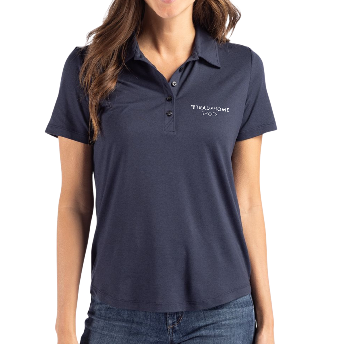 TRADEHOME Cutter & Buck Coastline Recycled Double Peached Women's Polo