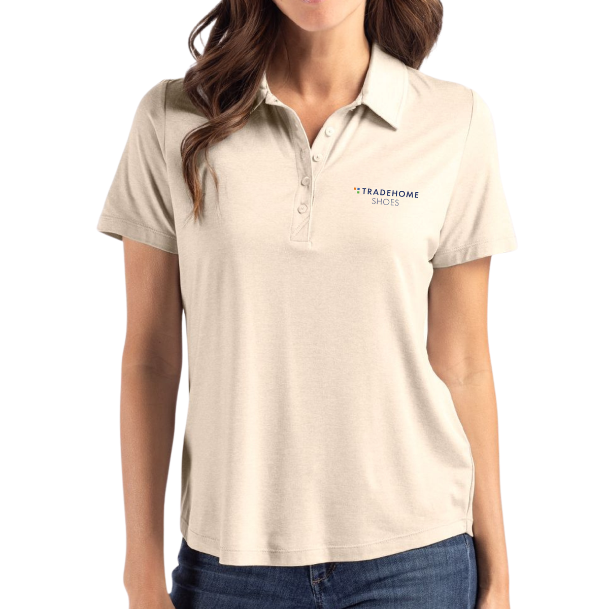 TRADEHOME Cutter & Buck Coastline Recycled Double Peached Women's Polo