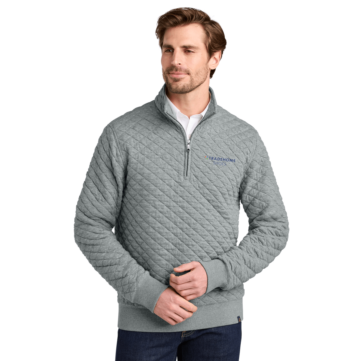 Light Shadow Grey Heather - Tradehome-Logo-Stacked