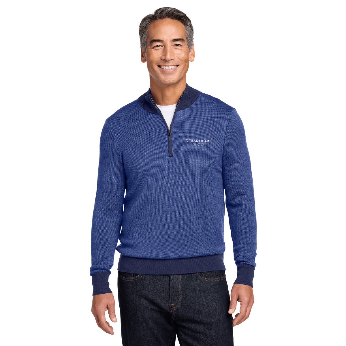 Navy/ Compass Blue - Tradehome-Logo-Stacked