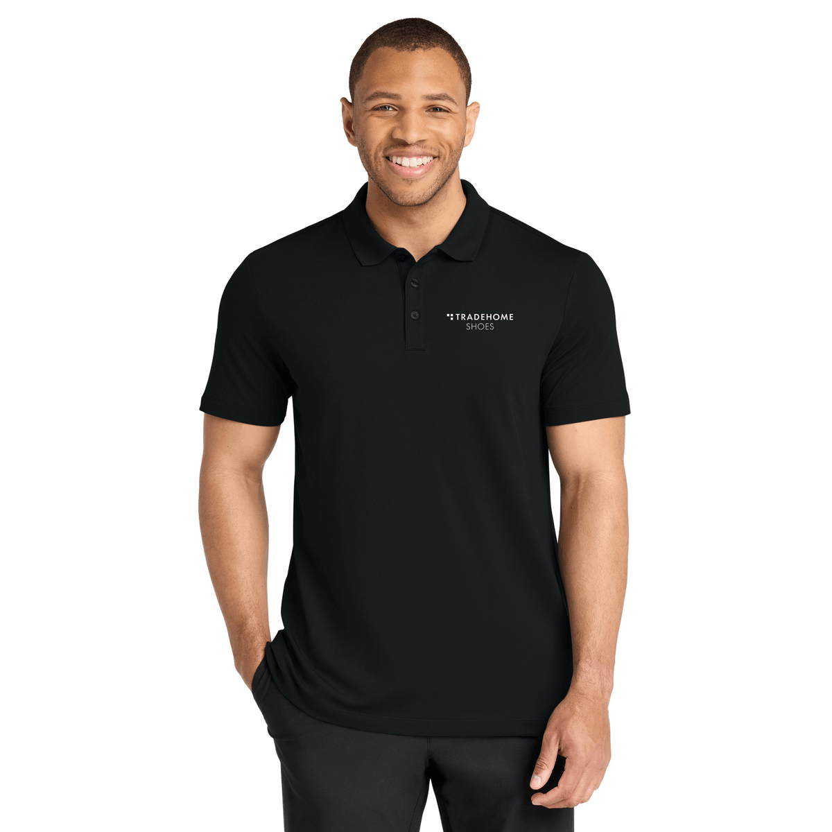 Deep Black - Tradehome-Logo-Stacked
