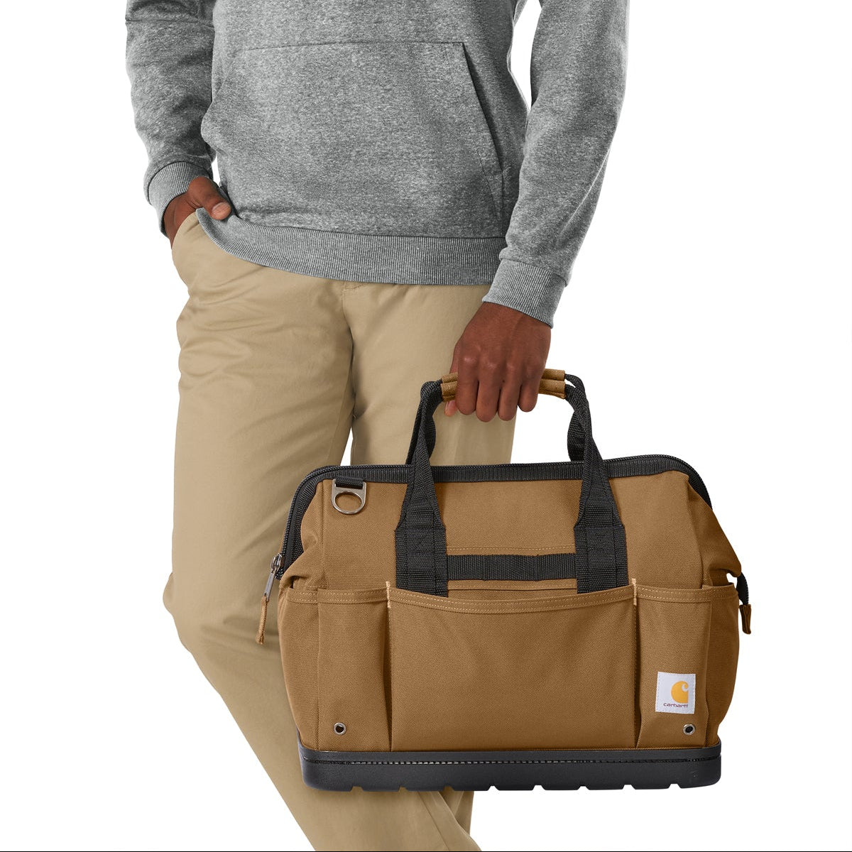 TRADEHOME Carhartt 16-Inch Molded Base Heavyweight Tool Bag