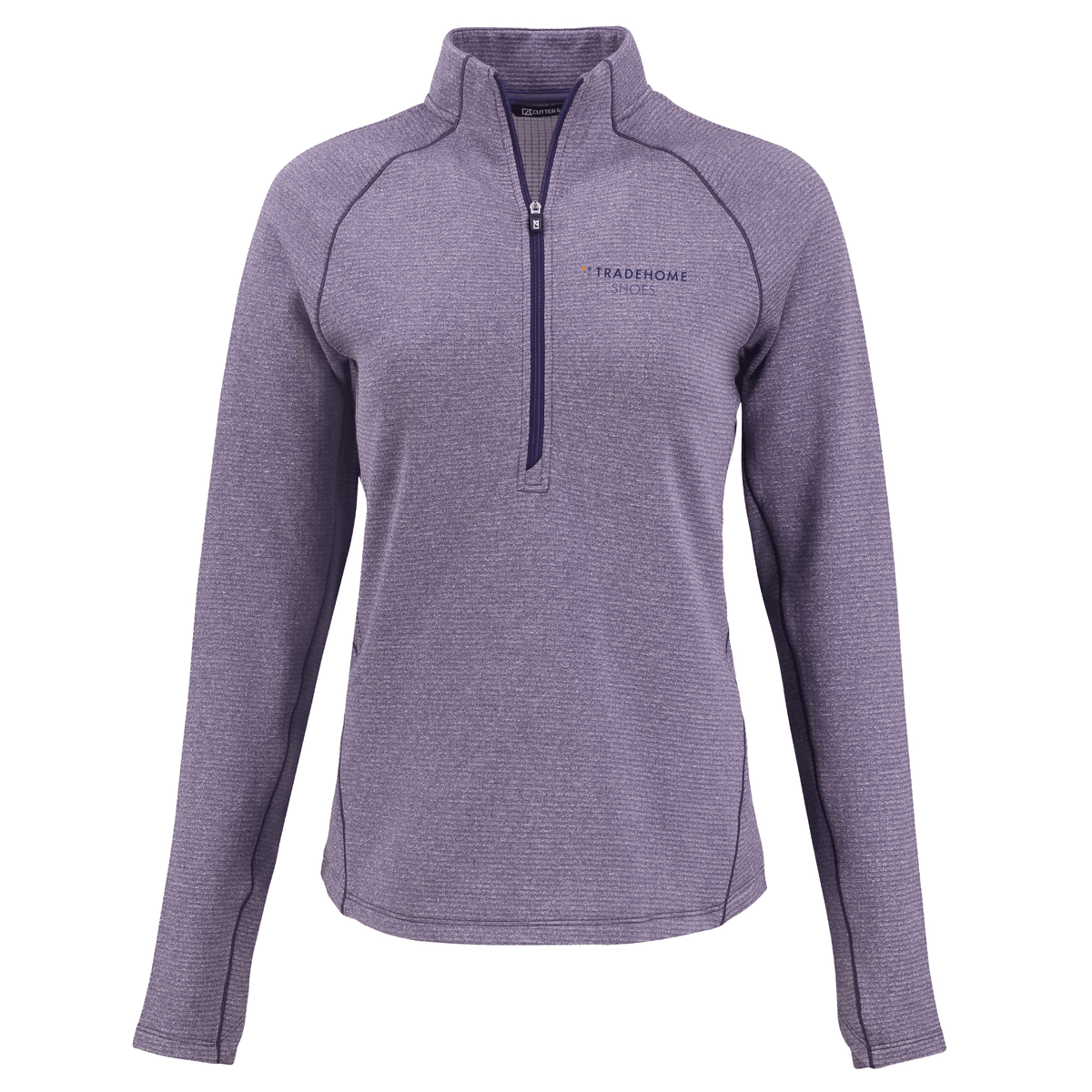 College Purple Heather - Tradehome-Logo-Stacked