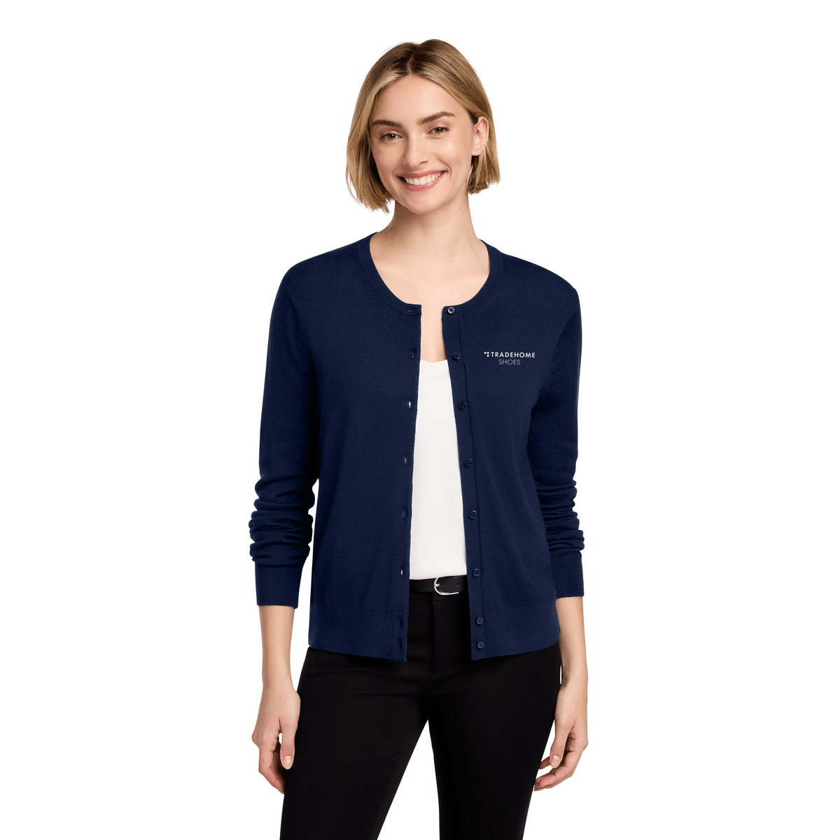 Navy Blazer - Tradehome-Logo-Stacked