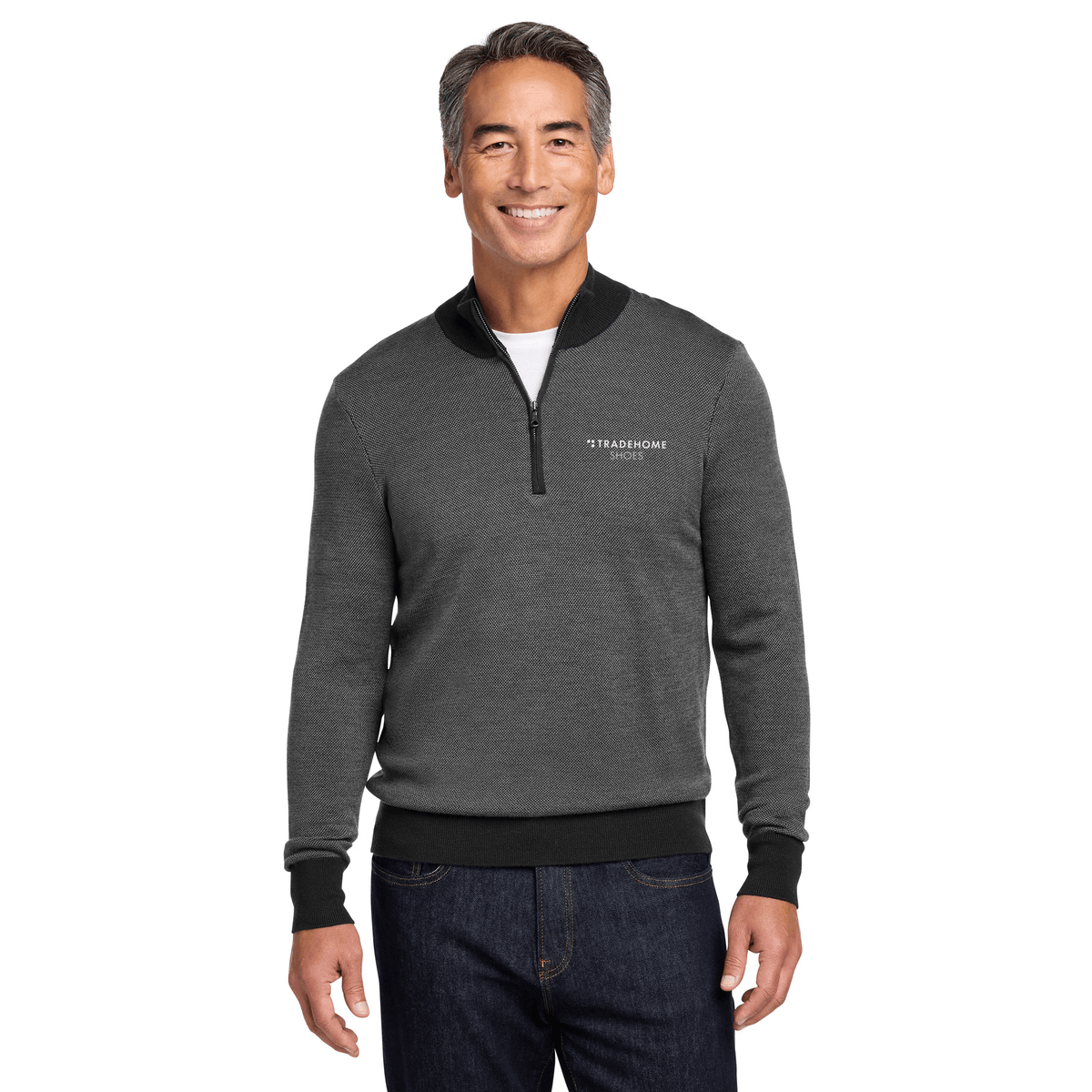 Deep Black/ Shadow Grey - Tradehome-Logo-Stacked