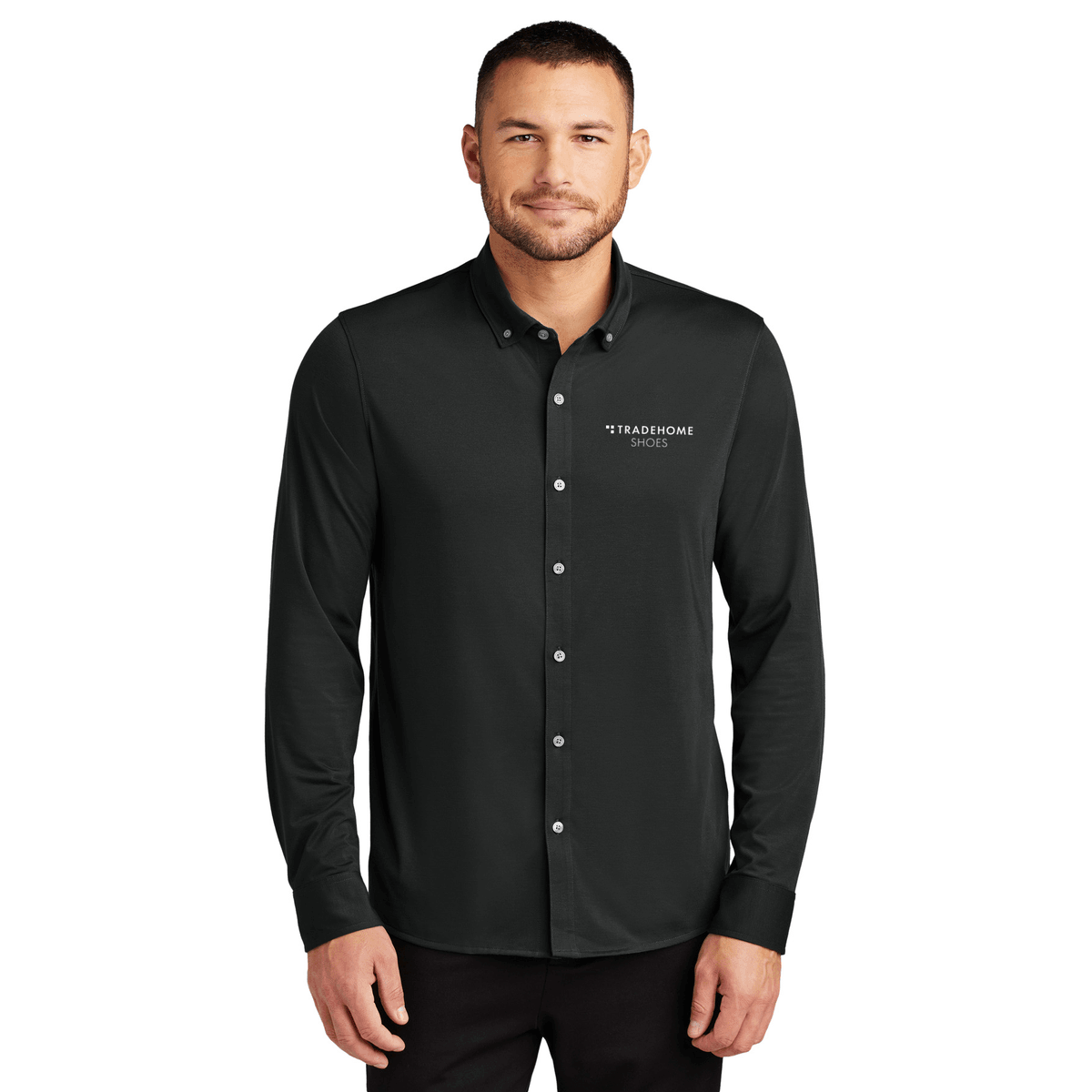 Deep Black - Tradehome-Logo-Stacked