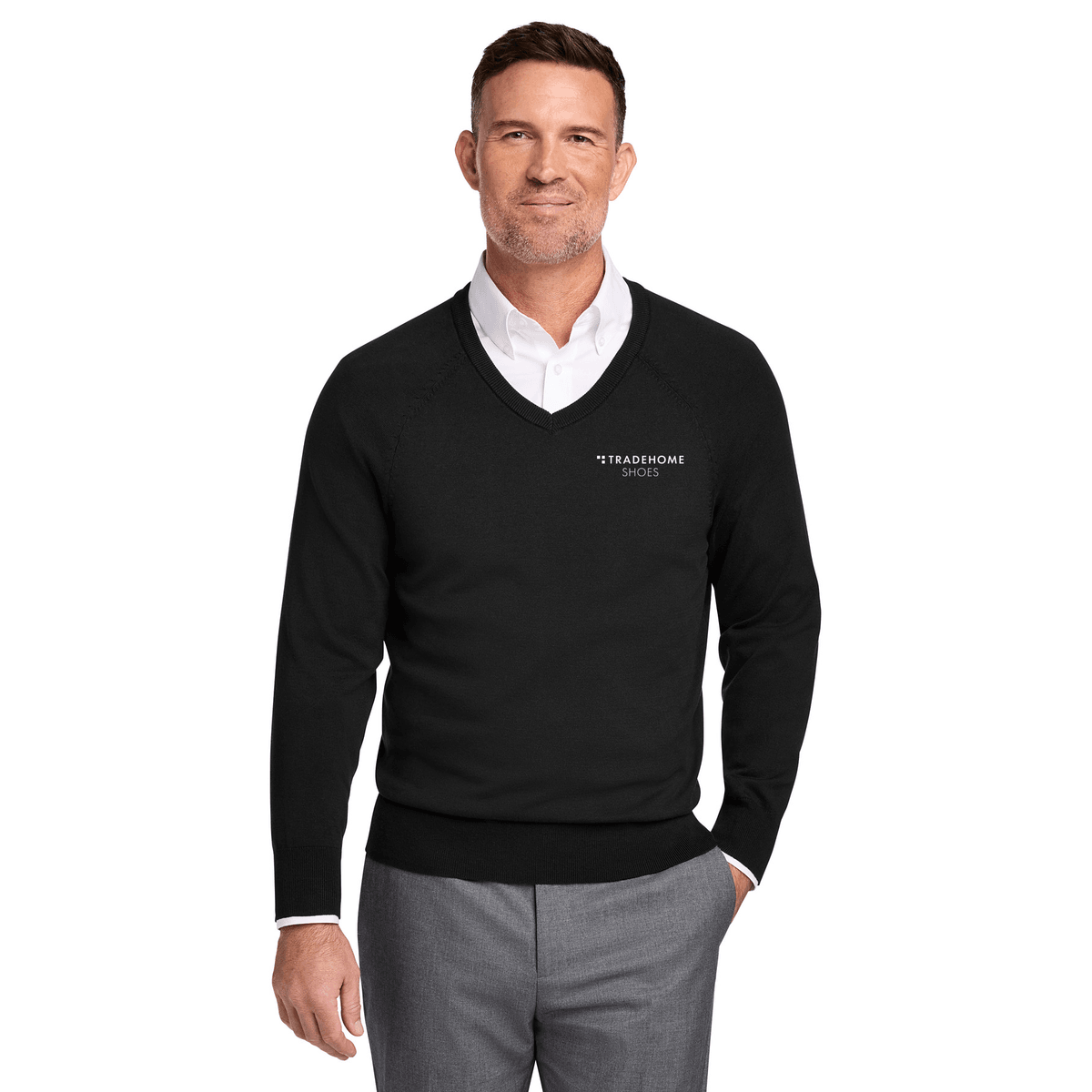 Deep Black - Tradehome-Logo-Stacked