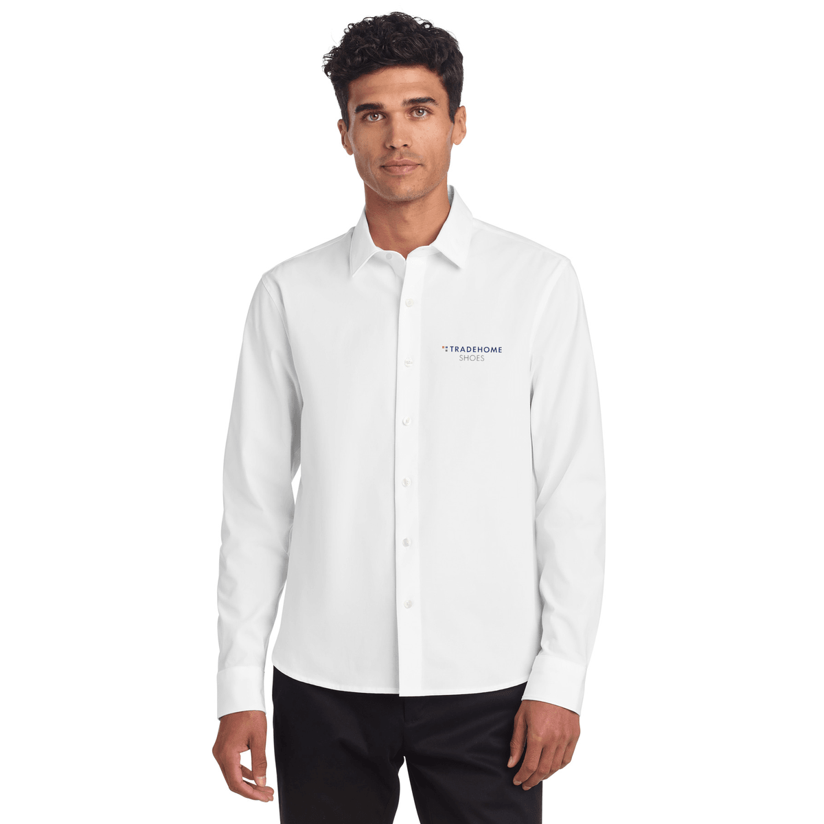 White - Tradehome-Logo-Stacked