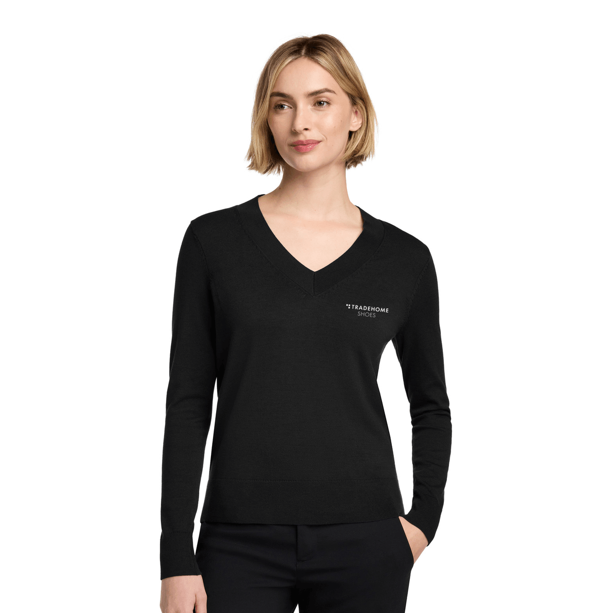 Deep Black - Tradehome-Logo-Stacked