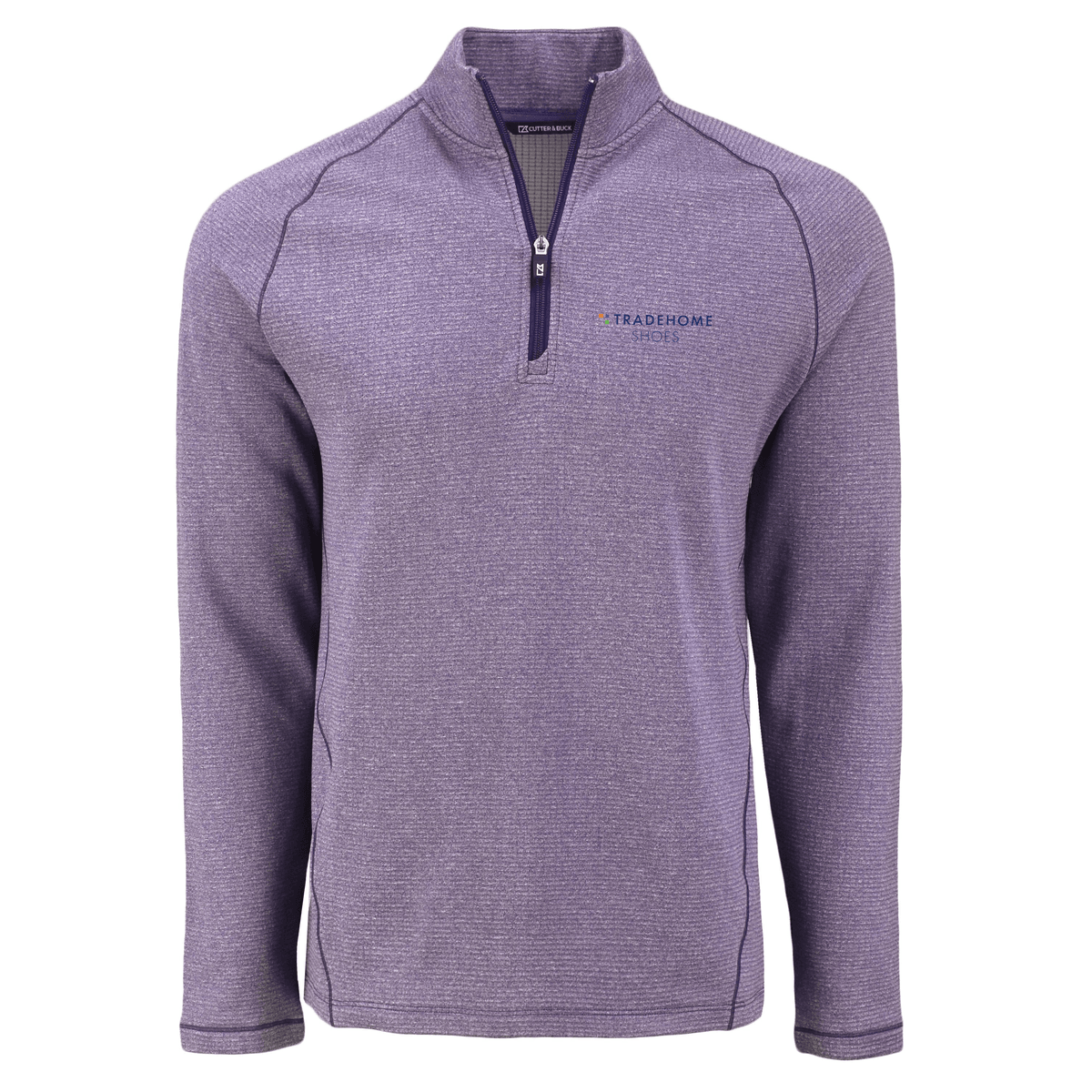 College Purple Heather - Tradehome-Logo-Stacked