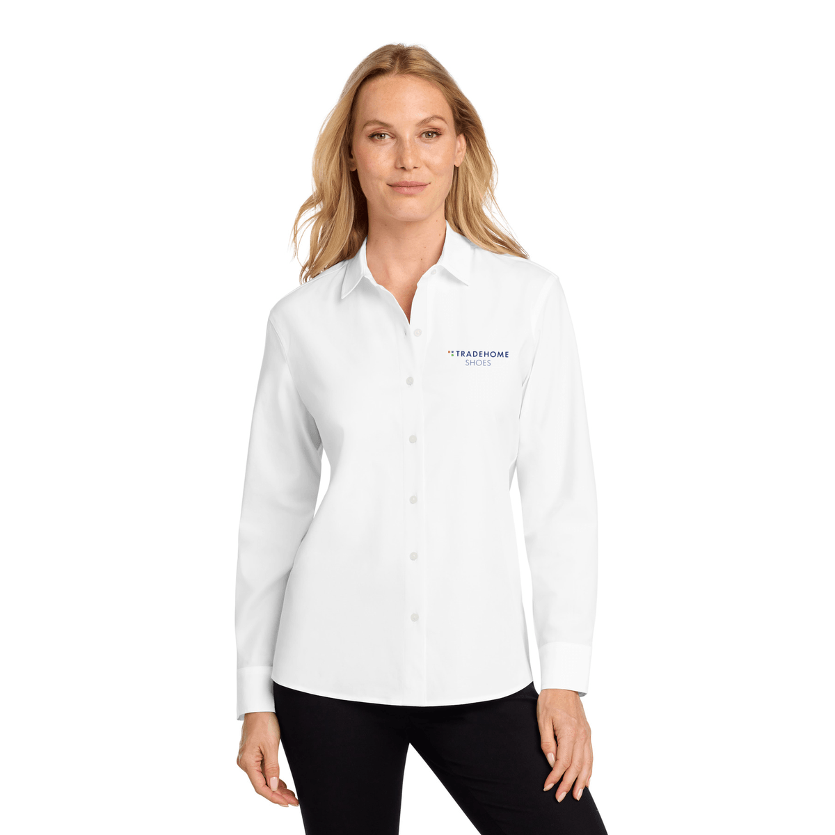 White - Tradehome-Logo-Stacked