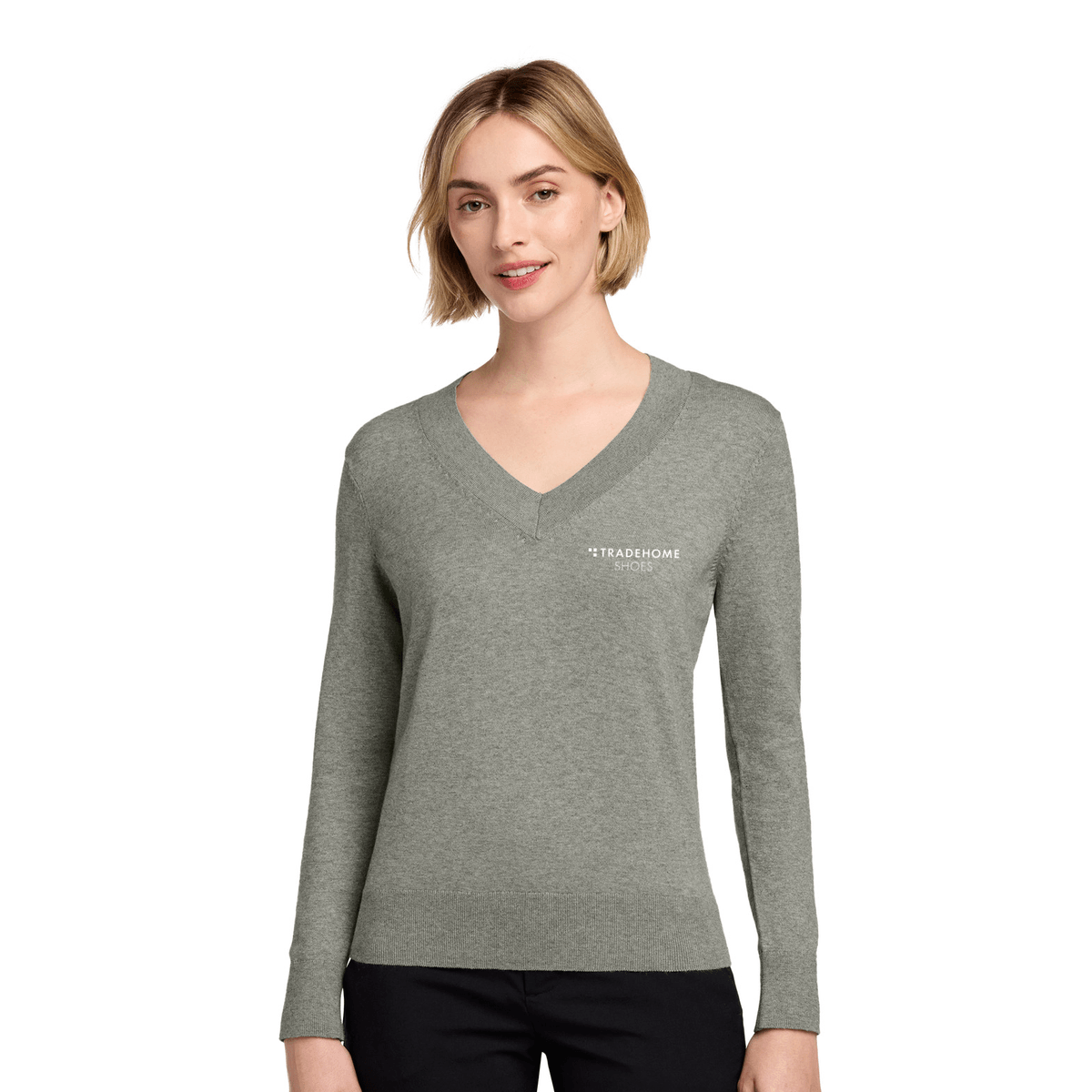 Light Shadow Grey Heather - Tradehome-Logo-Stacked